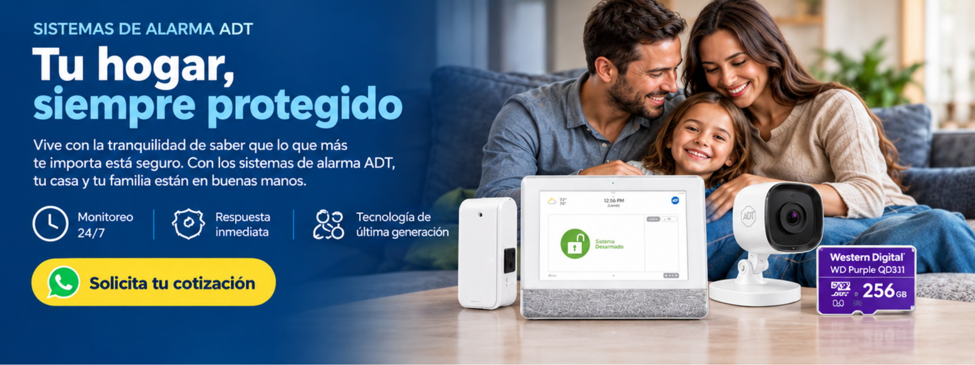 Tu hogar, siempre protegido con sistemas de alarma ADT